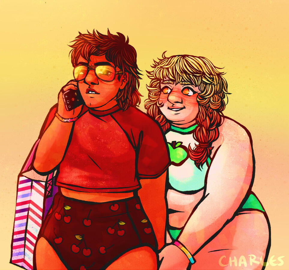 girlfriends at da beach, 2020