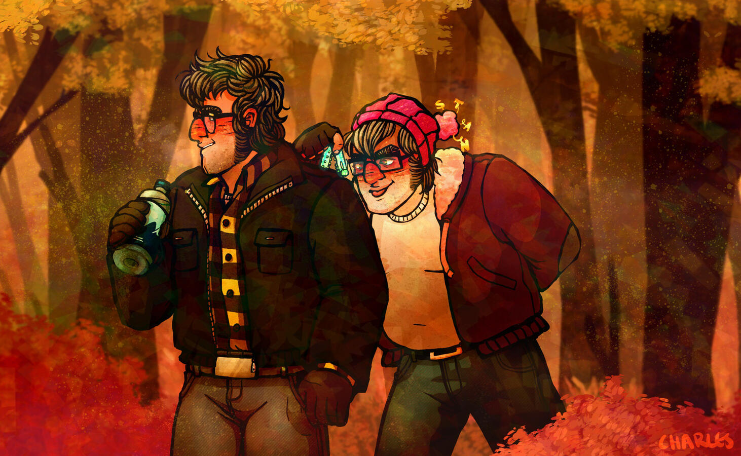 grunks on a hike, 2018