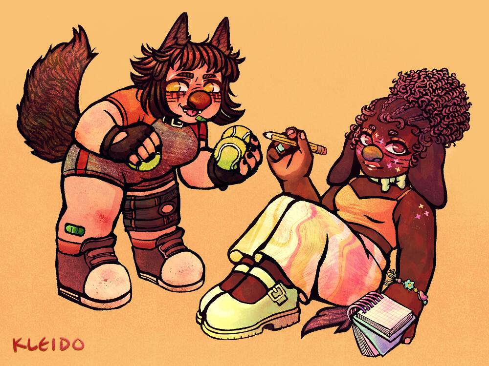 dog girlies oc design, 2022